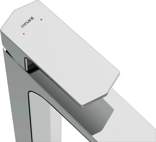 Смеситель высокий для раковины Cersanit Wisla 63059 хром, с донным клапаном фото 4