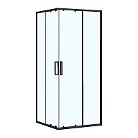 Душевое ограждение Loranto Neo CS-21809B 90*90, 100*100, черный профиль