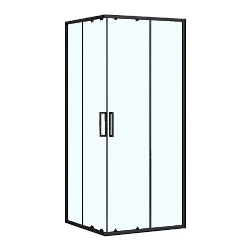 Душевое ограждение Loranto Neo CS-21809B 90*90, 100*100, черный профиль