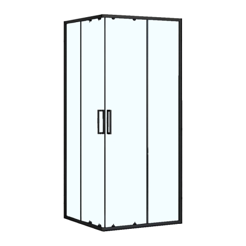 Душевое ограждение Loranto Neo CS-21809B 90*90, 100*100, черный профиль