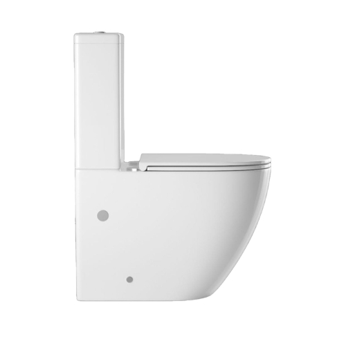 Унитаз напольный безободковый SOLE Pandora 3 сиденье микролифт фото 3