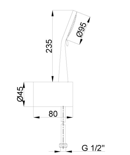 Встроенный смеситель для душа с 2-функциями Azario Tevis AZ-15490721 (набор) фото 3