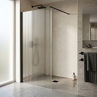 Душевая перегородка Loranto Walk-in CS-Z02GG 90, 100, 110, 120*200 профиль серый матовый
