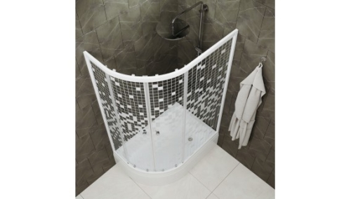 Душевое ограждение Triton Коралл В 120*80 средний поддон фото 3