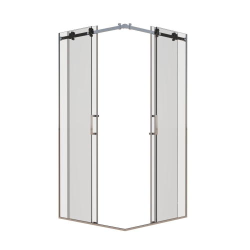 Душевое ограждение Mirsant Vector без поддона 90*90, 100*100 фото 2