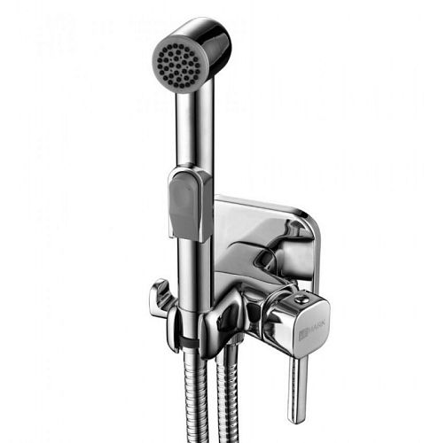 Смеситель встроенный монтаж с гигиеническим душем Lemark SOLO LM7165C хром