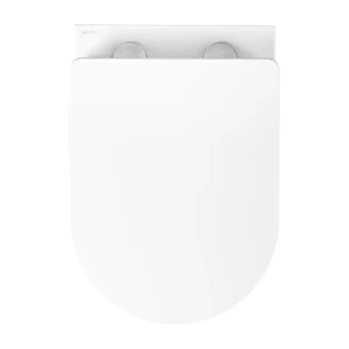 Унитаз подвесной безободковый Aquatek Европа AQ1901-00, сиденье с м/л фото 4