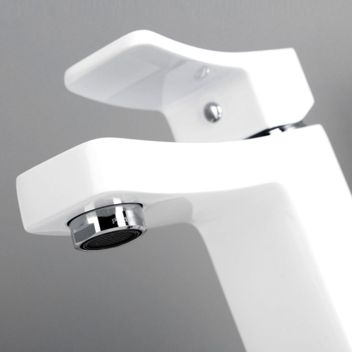 Смеситель для умывальника Wasserkraft Aller 1063WHITE белый-хром фото 3