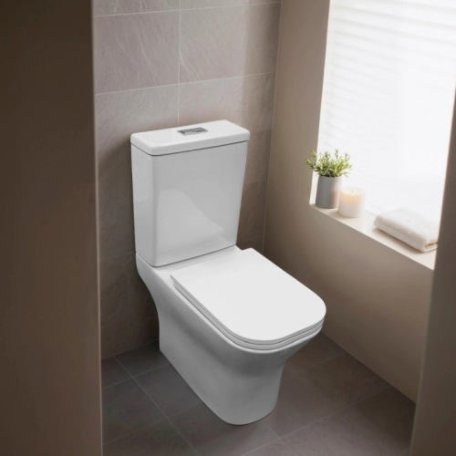 Унитаз напольный безободковый Azario Milagro AZ-8502, смыв Торнадо фото 8