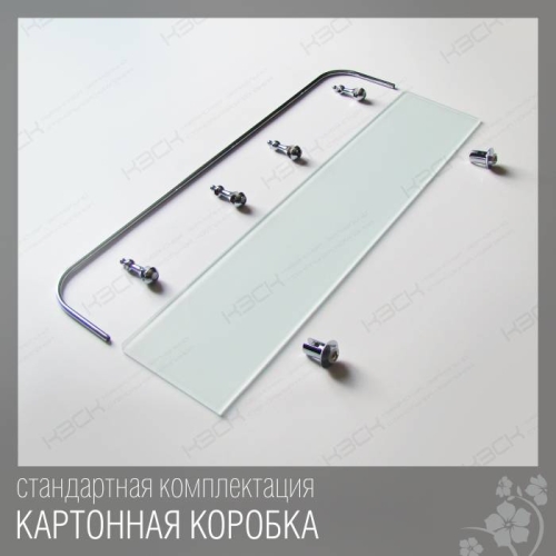 Зеркало с полкой КЗСК 215 50*70, 100*70 с подсветкой и кнопочным выключателем фото 6