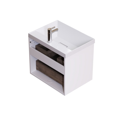 Тумба с раковиной Mirsant Grand 60, 80,100 подвесная фото 4