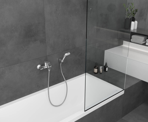Смеситель для ванны Hansgrohe Vernis Shape 71450000 хром фото 2