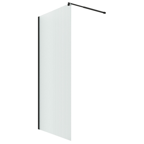 Душевая перегородка Loranto Walk-in CS-Z02B 90, 100, 110, 120, 130*200 профиль черный матовый фото 2