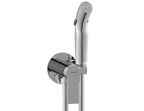 Смеситель скрытого монтажа с гигиенической лейкой Cersanit Brasko хром