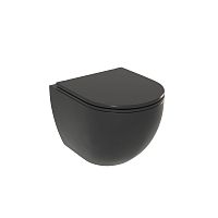Унитаз подвесной безободковый SOLE PANDORA 2 Black черный матовый