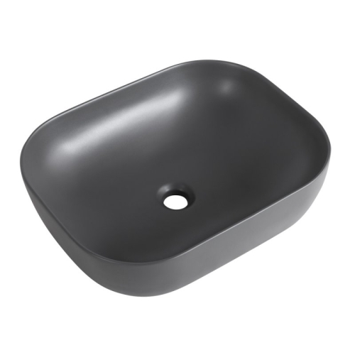 Раковина накладная Belbagno BB1302-H311 500х400х140мм, серый матовый фото 4
