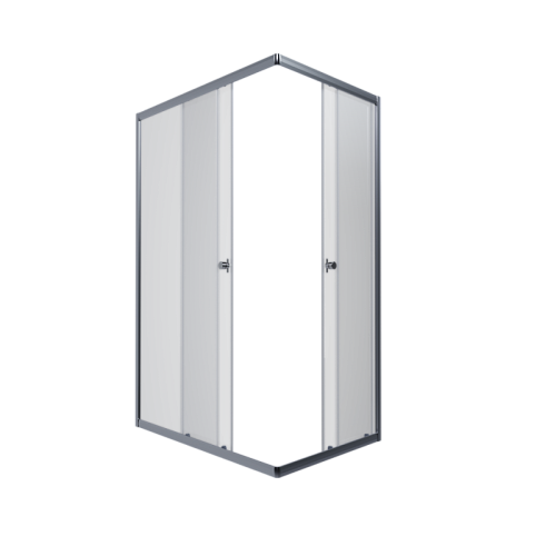 Душевое ограждение Triton Вента-Хром 100*80, 120*80, 120*90 стекло прозрачное