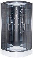 Душевая кабина ERLIT ER570917-C2(4)-RUS 90*90*210, зад стенка зеркальная, стекло тонированное