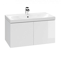 Тумба с раковиной Cersanit Colour 50, 60, 80 подвесная, белая