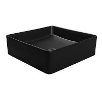 Раковина накладная Azario AZ-2179-MB 400*400*110 черная матовая