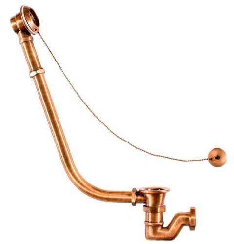 Сифон к ванне хром, золото, бронза