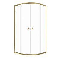 Душевое ограждение Triton Альфа-Голд 90*90, прозрачное стекло