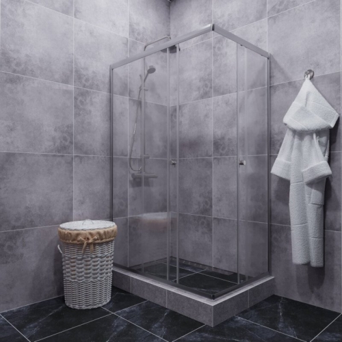 Душевое ограждение Triton Вента-Хром 100*80, 120*80, 120*90 стекло прозрачное фото 7