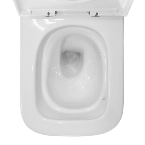 Унитаз подвесной безободковый Azario Cascad AZ-2303A, смыв Торнадо фото 5