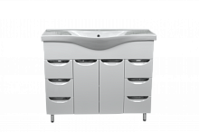 Тумба с умывальником Loranto Стиль 100/6 ум басик