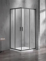Душевое ограждение Azario Milton 90*90, 100*100 без поддона, профиль черный