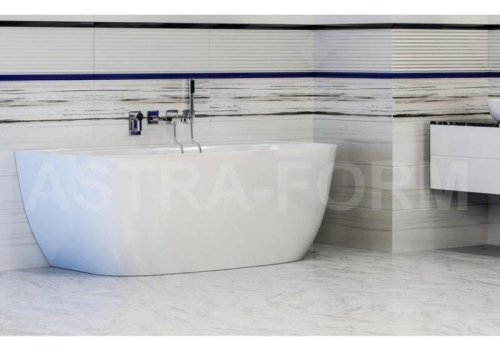 Ванна Astra-Form Атрия пристеночная 170*85 литой камень фото 4