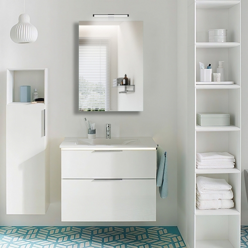 Зеркало-шкаф Azario AZ-ZC-022CS 50*70 в алюминиевом корпусе фото 7