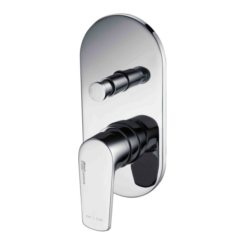 Встроенный смеситель для ванны на 2 положения Wasserkraft Dill 6161 хром