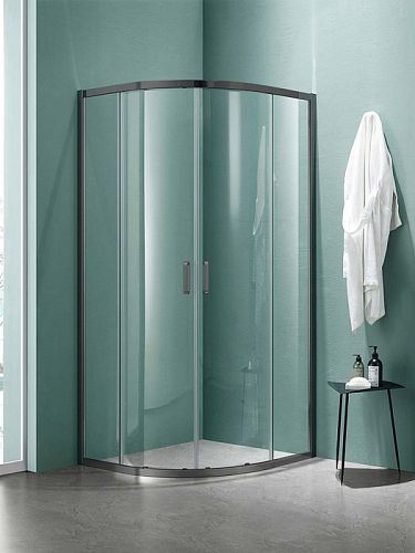 Душевой угол Aquatek AQ ARI RO 09020GM 90*90 профиль оружейная сталь