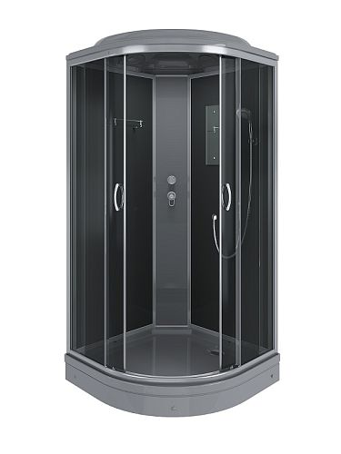 Душевая кабина ERLIT 100*100 ER3510P-C2-RUS-Gray тонированная, низкий поддон