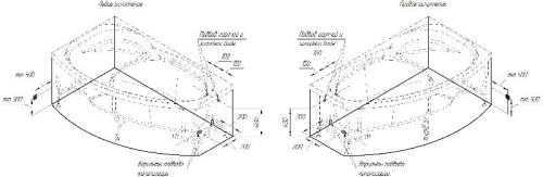 Ванна акриловая Radomir София 169*99 + каркас фото 6