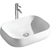 Раковина накладная Aquatek AQ5526-MW 56*42*14, белый матовый