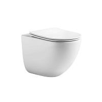 Унитаз подвесной безободковый Aquatek Гелиос AQ1993T-00, смыв Торнадо