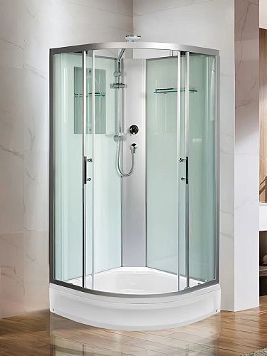 Душевая кабина WeltWasser Werra XL 901 90*90 без крыши, средний поддон