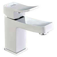 Смеситель для умывальника Wasserkraft Aller 1063WHITE белый-хром