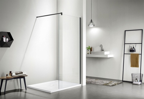 Душевая перегородка Azario Walk-in Чикаго AZ-NAR6310 90, 120*195 профиль черный матовый