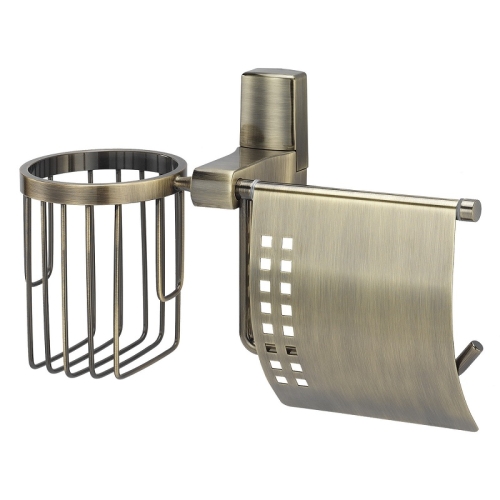 Держатель туалетной бумаги и освежителя Wasserkraft Exter K-5259 бронза