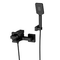 Смеситель для ванны Wasserkraft Abens 2001чёрный Soft-touch