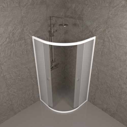 Душевое ограждение Triton Вельвет 80*80, 90*90 стекло матовое фото 4