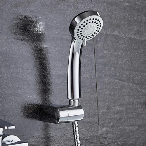 Смеситель со средним изливом для ванны Ledeme L3130 хром (лейка и шланг в комплекте) фото 6