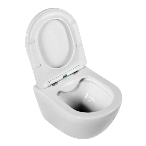 Унитаз подвесной Belbagno Amanda безободковый, сиденье микролифт BB051SC фото 8