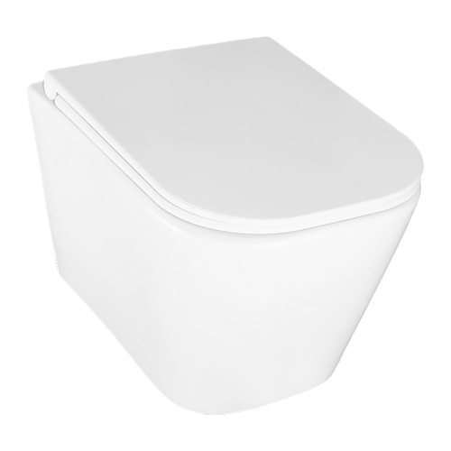 Унитаз подвесной безободковый Azario Esconda AZ-2805E, смыв Торнадо фото 2