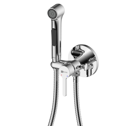 Смеситель с гигиенической лейкой встраиваемый Lemark Solo LM7174C хром