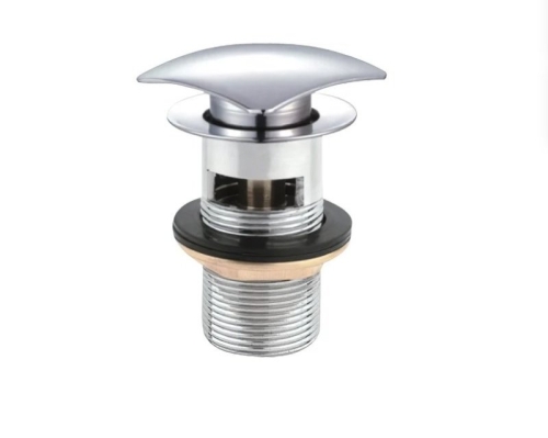 Донный клапан Cezares CZR-SCQ2-01 с квадратной крышкой с системой Клик-клак с переливом