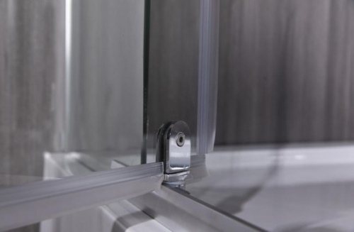 Душевое ограждение ESBANO 8160(8170) 90*90, 100*100 стекло прозрачное, низкий поддон фото 4